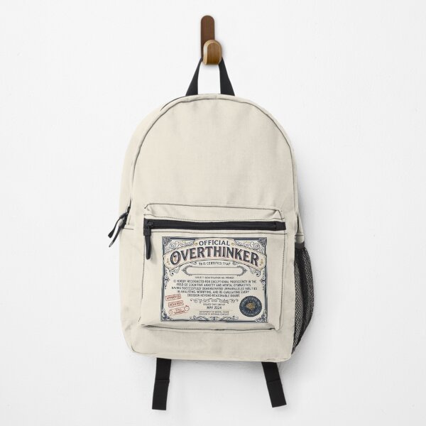 Item preview, Official Overthinker Certificate Funny Anxiety designed and sold by Zazz Lee.