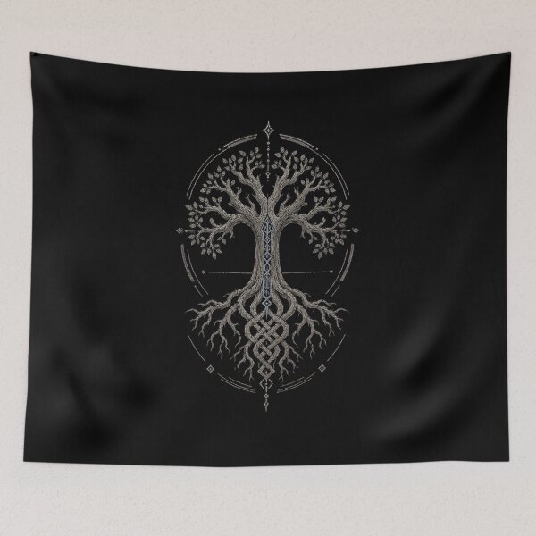 Item preview, World Tree Sigil — Yggdrasil Inspired Norse Emblem designed and sold by OblivionRise.