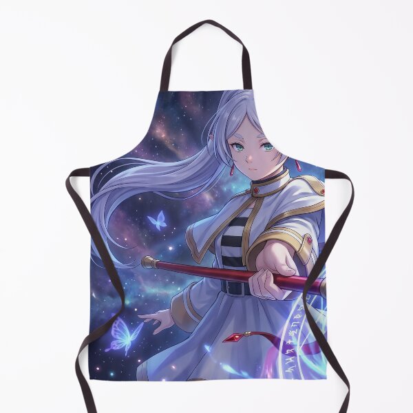 Item preview, White-Haired Elven Mage // Anime Illustration - Arcane Magic Circle Fantasy Art designed and sold by Astraphyllia.