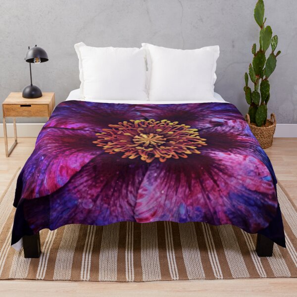 Item preview, Vivid Cosmic Purple Macro Flower designed and sold by WitchyBotanicaArt.