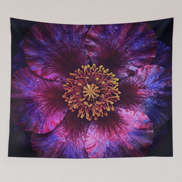 Item preview, Vivid Cosmic Purple Macro Flower designed and sold by WitchyBotanicaArt.