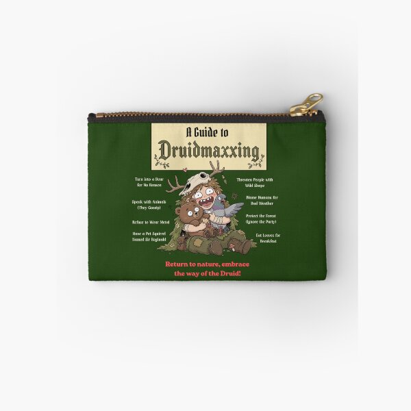 Item preview, A Guide to Druidmaxxing (Dark Edition) - DND RPG Meme designed and sold by Dice_Goblin_Studio.