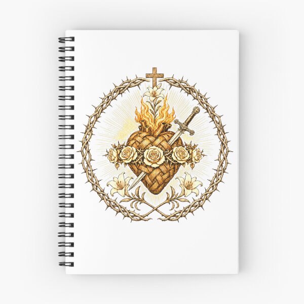 Item preview, Sacred Hearts of Jesus Mary and Joseph Vintage Catholic Art designed and sold by 309series.