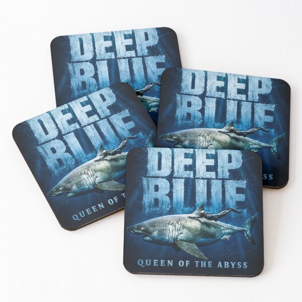 Item preview, Deep Blue Queen of the Abyss Shark Art designed and sold by GrizzAdams71.