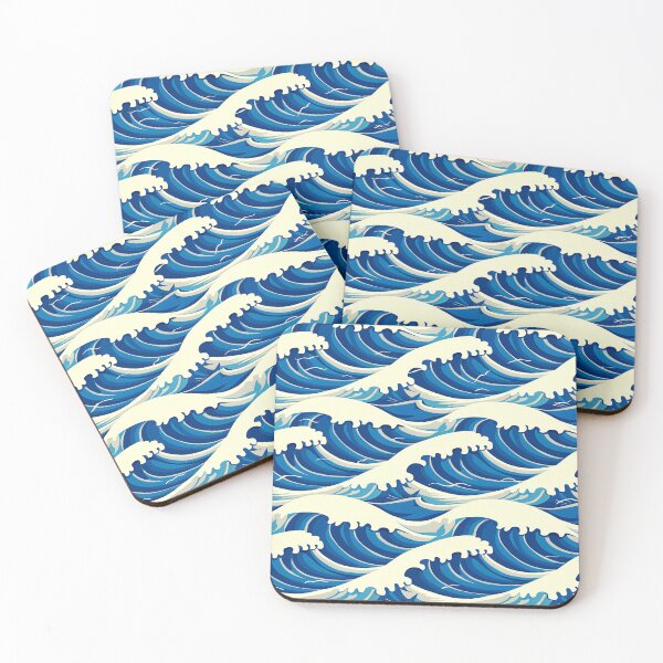 Item preview, Japanese Ocean Great Blue Waves With White Caps designed and sold by DEC02.