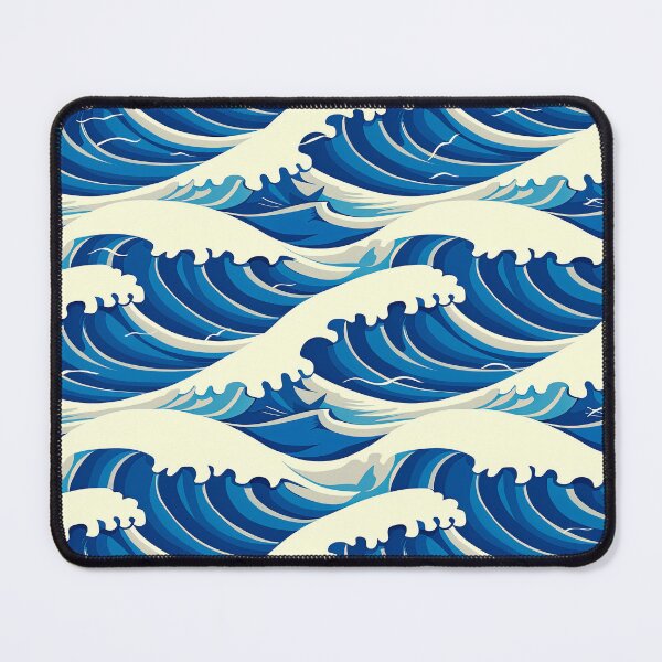 Item preview, Japanese Ocean Great Blue Waves With White Caps designed and sold by DEC02.