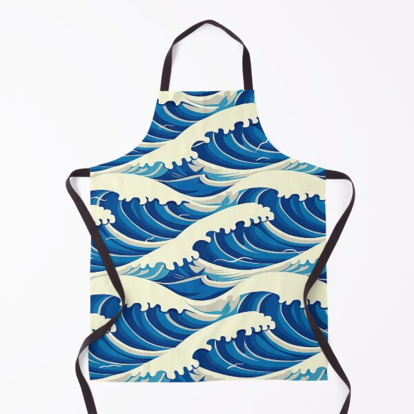Item preview, Japanese Ocean Great Blue Waves With White Caps designed and sold by DEC02.