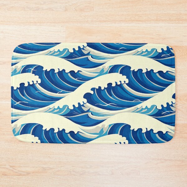Item preview, Japanese Ocean Great Blue Waves With White Caps designed and sold by DEC02.