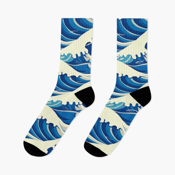 Item preview, Japanese Ocean Great Blue Waves With White Caps designed and sold by DEC02.