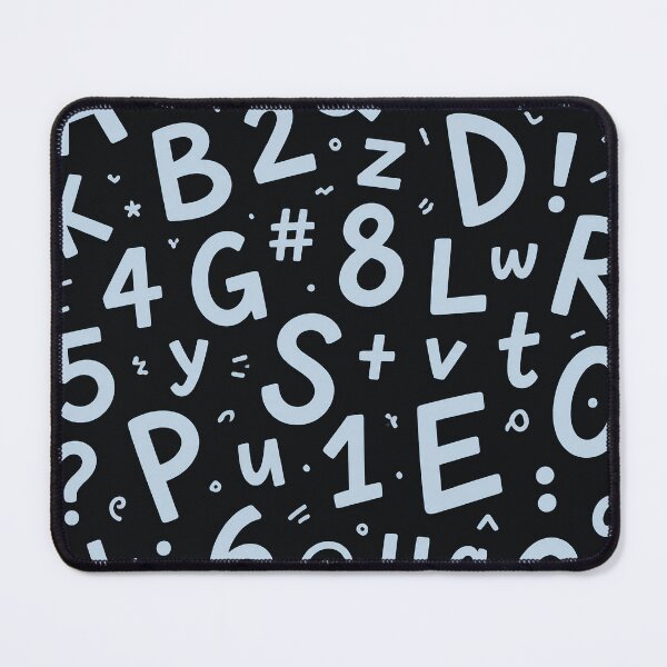 Item preview, Playful Alphabet & Numbers – Bold Black and White Learning Pattern designed and sold by IMuDesigner.