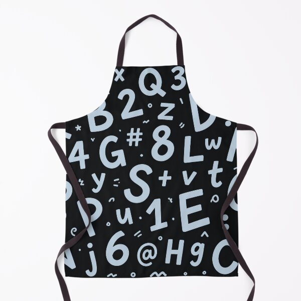 Item preview, Playful Alphabet & Numbers – Bold Black and White Learning Pattern designed and sold by IMuDesigner.