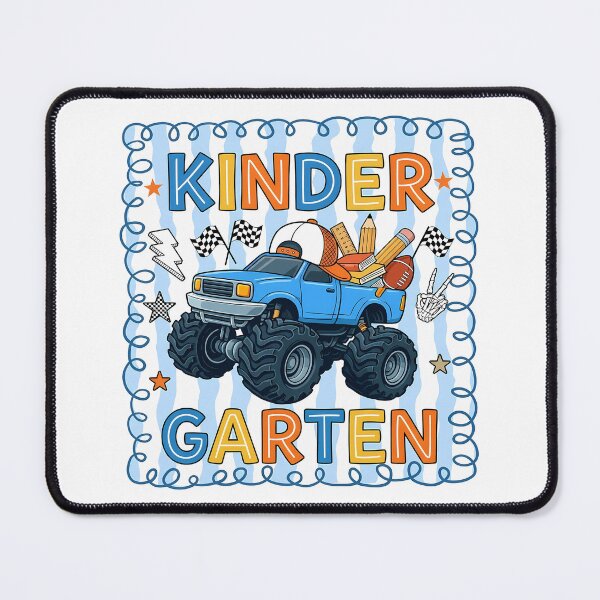 Item preview, First Day Of School Kindergarten Boy Monster Truck designed and sold by KroghDs.