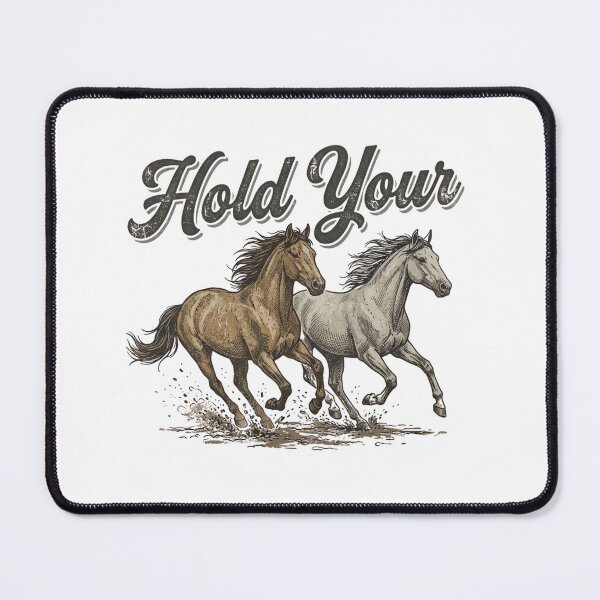 Item preview, Vintage Horse Art Galloping Stallions Retro Equestrian Country Gift and Rustic Western designed and sold by raedattia.
