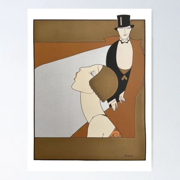 Ernesto García Cabral - Art Deco Elegant Couple Poster | Vintage