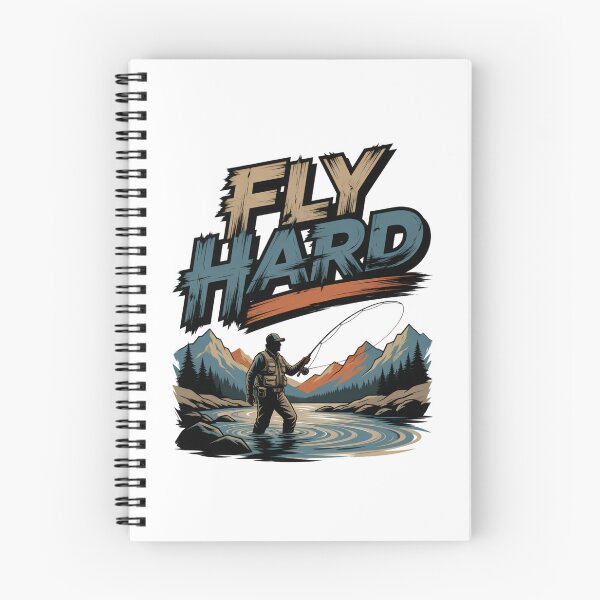 Item preview, Fly Hard Fly Fishing Adventure Graphic designed and sold by TshirtsOnline-.