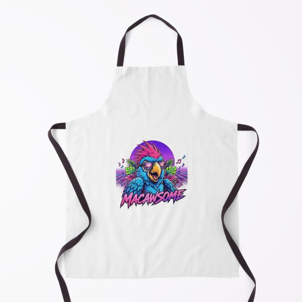 Item preview, Macaw, Parrot, Retro, Synthwave, Vaporwave, Bird, and T-Shirt. designed and sold by ViboraStudio.