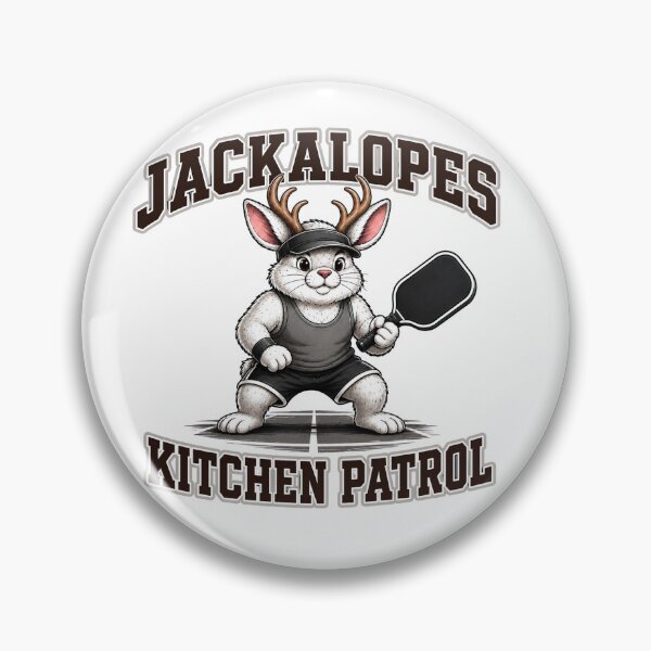 Item preview, Jackalopes Kitchen Patrol Pickleball Shirt | Funny Pickleball Bunny | Kitchen Crew Paddle Player designed and sold by Clint Reno Designs.