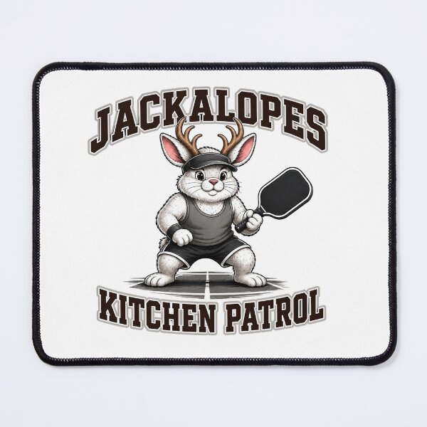 Item preview, Jackalopes Kitchen Patrol Pickleball Shirt | Funny Pickleball Bunny | Kitchen Crew Paddle Player designed and sold by Clint Reno Designs.