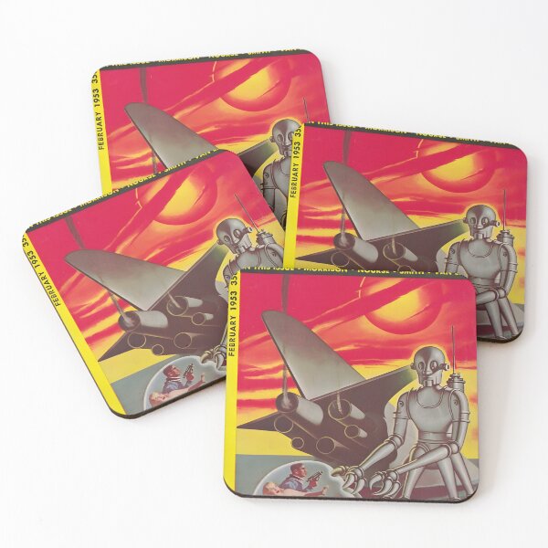 Item preview, Science Fiction Sci-Fi Flying Saucer Roswell Original Custom Vintage Poster Wall Art Startling Stories Strange Mystery Dark designed and sold by Cool Robot Bro..