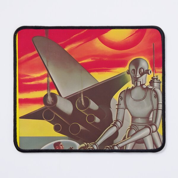 Item preview, Science Fiction Sci-Fi Flying Saucer Roswell Original Custom Vintage Poster Wall Art Startling Stories Strange Mystery Dark designed and sold by Cool Robot Bro..