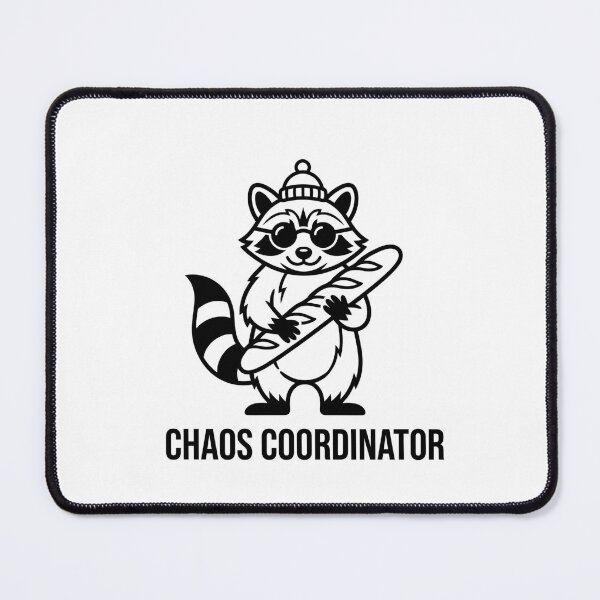 Item preview, Quirky Raccoon Boss Minimalist Urban Hoodie designed and sold by Mr-wow.