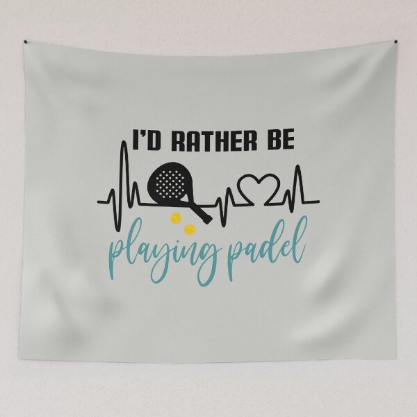 Item preview, I'd Rather Be Playing Padel designed and sold by MalwasBasket.