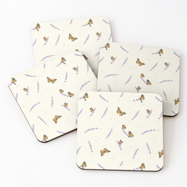 Item preview, Lavender Meadow Butterflies | Soft Purple Aesthetic Design designed and sold by NuvoraNest.