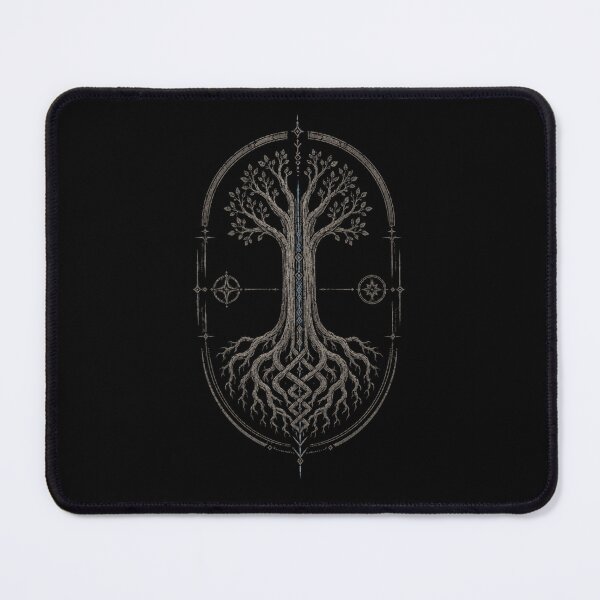 Item preview, The Held Axis — Norse World Tree Cosmic Axis Emblem designed and sold by OblivionRise.
