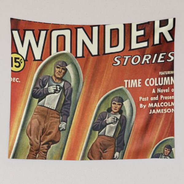 Item preview, Science Fiction Sci-Fi Flying Saucer Roswell Original Custom Vintage Poster Wall Art Startling Stories Strange Mystery Dark designed and sold by Cool Robot Bro..