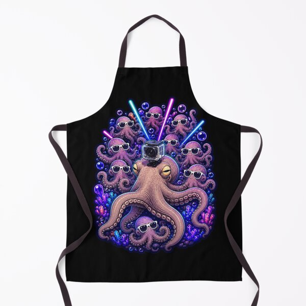 Item preview, Neon Octopus Rave Camera Crew designed and sold by Lombardino.