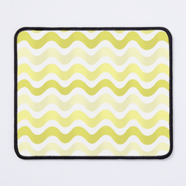 Item preview, 3D Abstra ct ml wave pattern- Light yellow shade designed and sold by Pattern Petals.