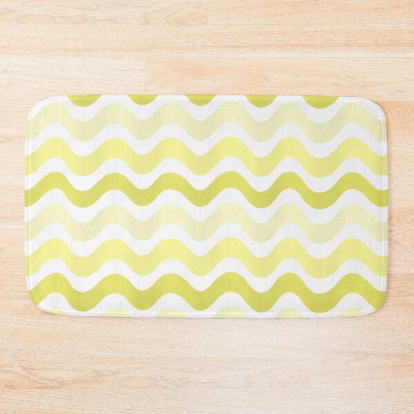 Item preview, 3D Abstra ct ml wave pattern-    Light yellow shade designed and sold by Pattern Petals.