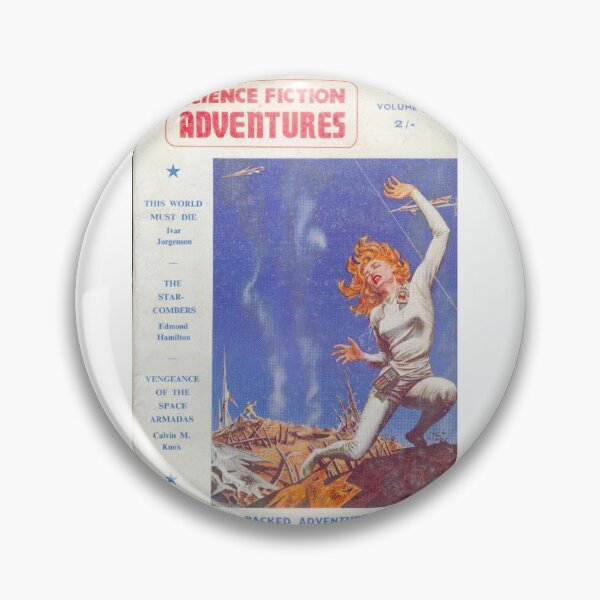 Item preview, Science Fiction Sci-Fi Flying Saucer Roswell Original Custom Vintage Poster Wall Art Startling Stories Strange Mystery Dark designed and sold by Cool Robot Bro..