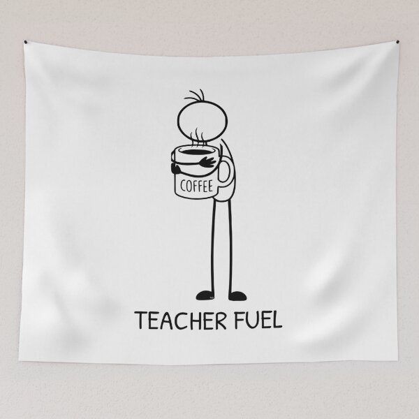 Item preview, Teacher Fuel Coffee Funny Teacher Shirt | Teacher Coffee Lover | Classroom Graphic Tee designed and sold by Pebl-Co.