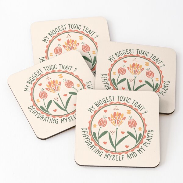 Item preview, My Biggest Toxic Trait Dehydrating Myself And My Plants - Funny Boho Plant Badge designed and sold by the-Z3nith.