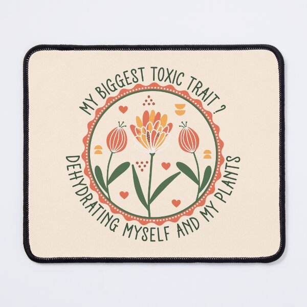 Item preview, My Biggest Toxic Trait Dehydrating Myself And My Plants - Funny Boho Plant Badge designed and sold by the-Z3nith.