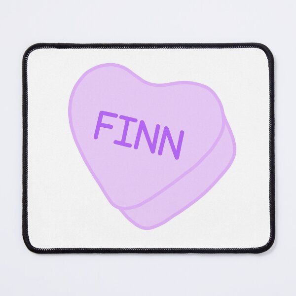 Item preview, Finn Name Purple Candy Heart Sweet Heart Cute designed and sold by SlimyFish.
