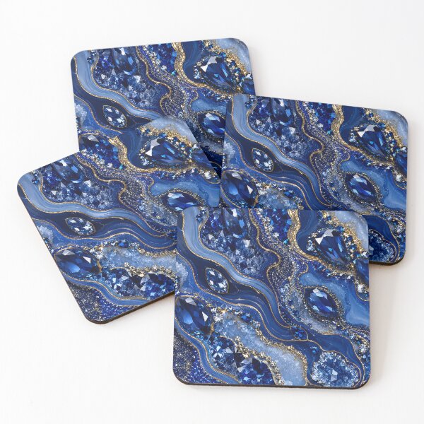 Item preview, Sapphire Blue Crystal Glitter Luxury Phone Case designed and sold by Nara8.
