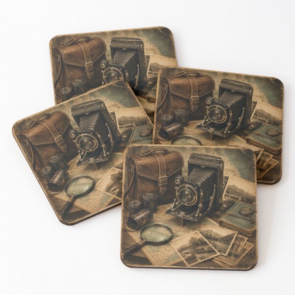 Item preview, Vintage Camera Travel Memories designed and sold by MWprint.