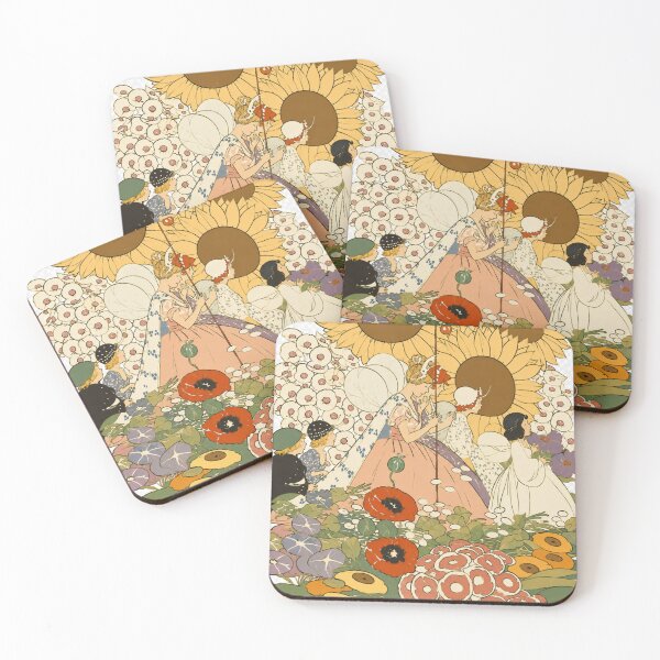 Item preview, Flower Faries by Maginal Wright Enright - Art Nouveau Fairy Garden Illustration for Fantasy Art Lovers   designed and sold by RickE.