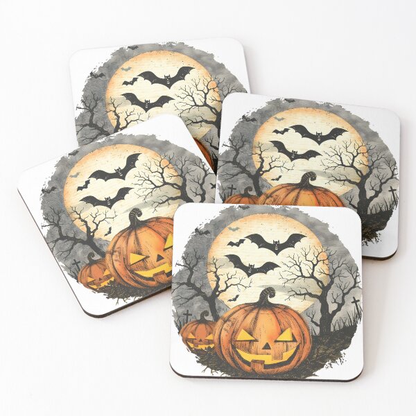 Item preview, Vintage Jack-O'-Lantern & Full Moon designed and sold by T-shirts for hot people .