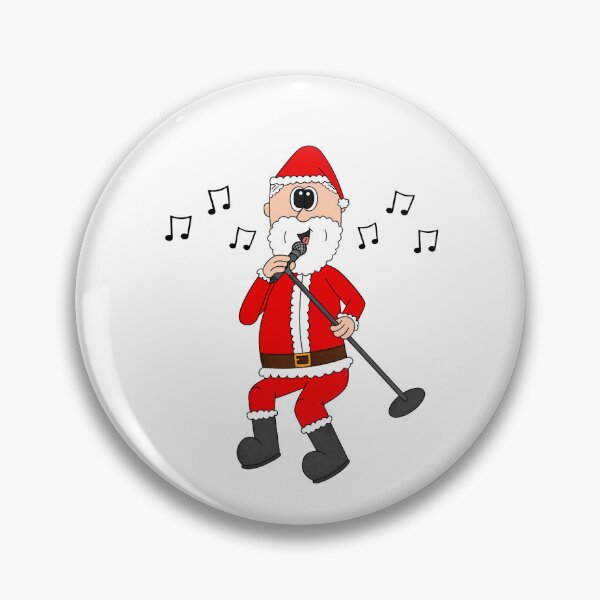 Item preview, Santa Singing Christmas Singer Vocalist Musician Music Teacher designed and sold by doodlerob.