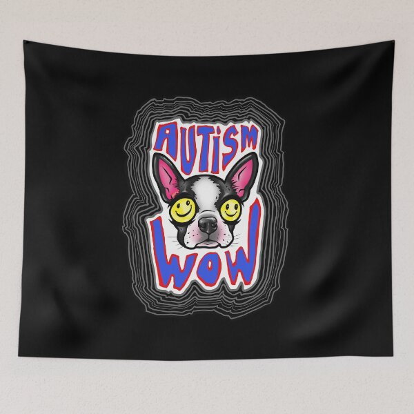 Item preview, Autism Wow Dog designed and sold by turddemon.