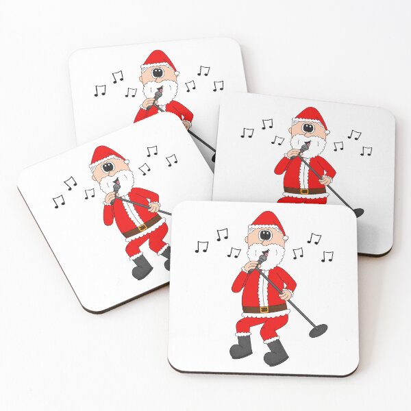Item preview, Santa Singing Christmas Singer Vocalist Musician Music Teacher designed and sold by doodlerob.
