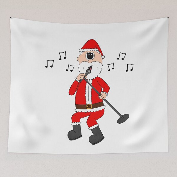 Item preview, Santa Singing Christmas Singer Vocalist Musician Music Teacher designed and sold by doodlerob.