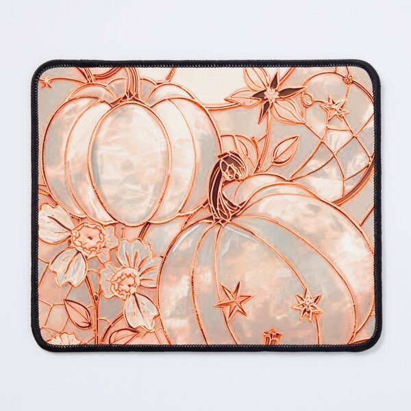 Item preview, Halloween Pumpkins Stained Glass Style Cake designed and sold by BriSher.