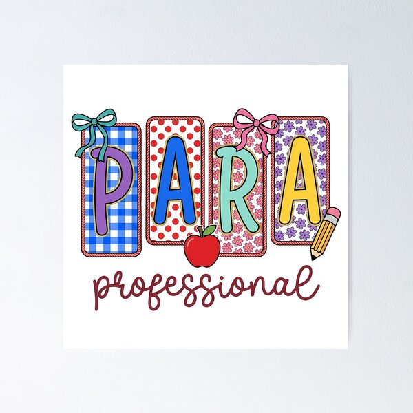 Item preview, Cute Paraprofessional First Day Of School Teacher designed and sold by KroghDs.
