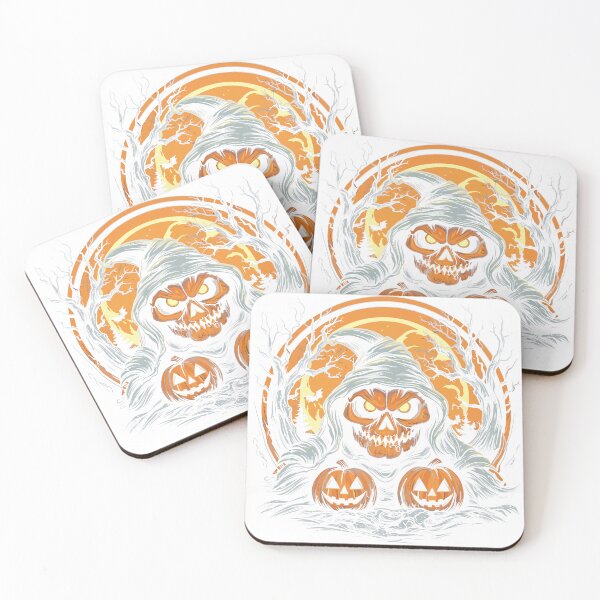 Item preview, Spooky Grim Reaper & Jack-O'-Lanterns designed and sold by T-shirts for hot people .