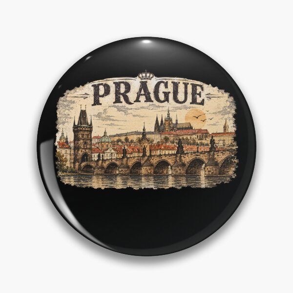 Item preview, Vintage Panorama of Prague designed and sold by DRABaBdesign.