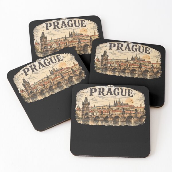 Item preview, Vintage Panorama of Prague designed and sold by DRABaBdesign.